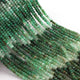 1 Strand Crysoprase Faceted Rondelles Shape - Gemstone Roundelles Beads 4mm  12 Inches BR03628 - Tucson Beads