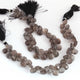 1 Strand  Grey Moonstone Faceted Briolettes - Heart Shape 10mm Briolettes  -8 inches BR0175 - Tucson Beads