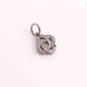 1 PC Pave Diamond "Infinity" Charm 925 Sterling Silver ,Yellow & Rose Gold Vermeil - Pave Diamond Pendant - 12mmx15mm PD1616