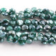 1  Strand Green Silverite Faceted Briolettes -Heart Shape  Briolettes -8mm -11mm-8 Inches BR323 - Tucson Beads