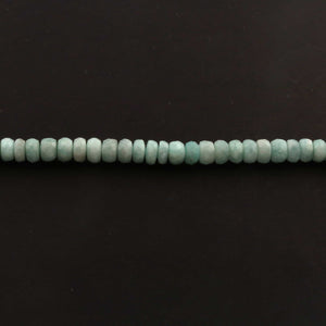 1  Strand  Amazonite Faceted Rondelles - Semi Precious Gemstone Rondelles Beads-8mm-15 Inches BR324 - Tucson Beads