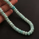 1  Strand  Amazonite Faceted Rondelles - Semi Precious Gemstone Rondelles Beads-8mm-15 Inches BR324 - Tucson Beads