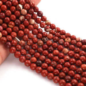 1 Strand Australian Mookaite Faceted Balls-  Ball Beads 8mm-9mm 10 Inches BR616 - Tucson Beads