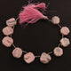 1 Strand Rhodochrosite Fancy Shape Faceted Briolettes - Rhodochrosite Beads -12mmx12mm-19mmx17mm 8  Inches BR0357 - Tucson Beads