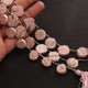 1 Strand Rhodochrosite Fancy Shape Faceted Briolettes - Rhodochrosite Beads -12mmx12mm-19mmx17mm 8  Inches BR0357 - Tucson Beads