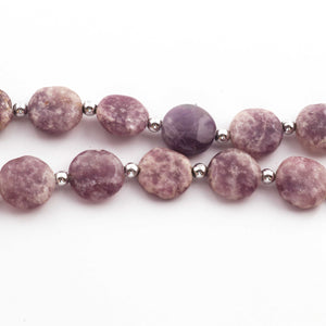 1 Strand Sugilite Faceted Briolettes - Sugilite Coin Shape Briolettes -11mm- 8 Inches BR01576 - Tucson Beads