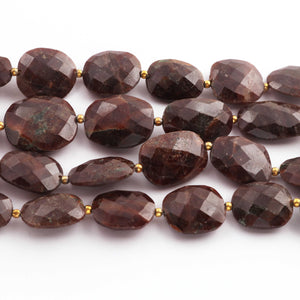 1 Strand Brown aventurine Faceted Rectangle Beads-Brown aventurine Rectangle Beads 17mmx12mm-21mmx16mm 12 Inch BR4194 - Tucson Beads