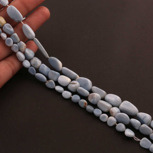 1  Strand  Boulder Opal  Smooth Assorted Shape Briolettes - Semi Precious Gemstone  Beads - 5mm -6mm  15 Inches BR03371