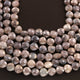 1 Long Strand Shaded Grey Silverite Faceted Briolettes - Heart Shape Beads - 8mm-9mm 15 Inches BR838 - Tucson Beads