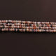 1 Strand Multi Color Silverite Faceted Rondelles  - Semi Precious Rondelles Shape  Gemstone Beads  5mm-6mm 13  Inches BR0645