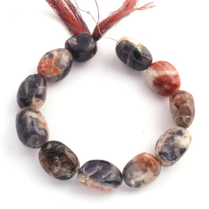 1 Strand Sunstone $ Iolite Smooth Briolettes -Tumble Shape Briolettes -14mmx13mm-20mmx15mm- 8 Inches BR01130 - Tucson Beads