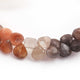 1  Strand Multi  Moon  Stone Faceted Briolettes - Heart Shape Briolettes -8mmx10mm 8.5 Inches BR2915