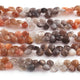 1  Strand Multi  Moon  Stone Faceted Briolettes - Heart Shape Briolettes -8mmx10mm 8.5 Inches BR2915