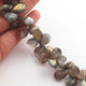 1  Labradorite  Faceted Briolettes -Pear Shape Briolettes  13mmx9mm-18mmx12mm 8.5 Inches BR4004