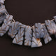 1  Strand Boulder Opal Carving Fancy  Shape Faceted Briolettes -  Boulder Opal - 13mmx10mm-29mmx11mm - 9 Inches BR03642