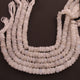 1  Strand White Moonstone Faceted Rondelles - 9mm -11mm-10 Inches BR03641