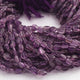 1 Strands  pink Amethyst Smooth Briolettes - Amethyst Smooth Oval Briolettes 3 mm-6mm 13 Inches BR03639