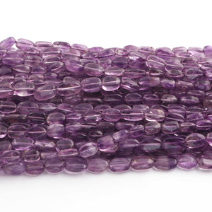 1 Strands  pink Amethyst Smooth Briolettes - Amethyst Smooth Oval Briolettes 3 mm-6mm 13 Inches BR03639