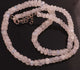 1  Long Strand White Rainbow  Moonstone Faceted Necklace Beads -  4mm-8mm -15 Inches -BR1410