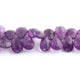 1 Strand Amethyst Faceted Briolettes - Pear Shape Briolettes  9mmx7mm-12mmx7mm- 7 Inches BR4224