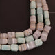 1 Strand White  Lace Agate Faceted Tumbled Shape, Nuggets Beads , Step Cut , Briolettes - 12mmx9mm- 16mm-9mm-12 inches BR1551