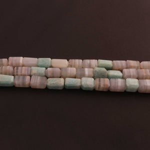 1 Strand White  Lace Agate Faceted Tumbled Shape, Nuggets Beads , Step Cut , Briolettes - 12mmx9mm- 16mm-9mm-12 inches BR1551