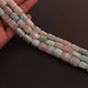 1 Strand White  Lace Agate Faceted Tumbled Shape, Nuggets Beads , Step Cut , Briolettes - 12mmx9mm- 16mm-9mm-12 inches BR1551