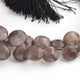 1 Strand Grey Moonstone Faceted Briolettes -Heart Shape  Briolettes  -10mmx10mm- 13mmx11mm - 8 Inches BR01286