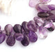 1  Long Strand  Amethyst  Smooth Briolettes - Pear Shape  Briolettes  15mmx11mm-20mmx10mm -8 Inches BR1199