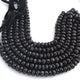 1 Strand Black Spinal Faceted Rondelles -  Semi Precious Gemstone Beads-8mm-8 Inches BR03568