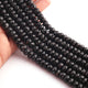 1 Strand Black Spinal Faceted Rondelles -  Semi Precious Gemstone Beads-8mm-8 Inches BR03568