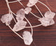 1 Strand Herkimer Diamond Faceted Nuggets Briolettes - Raw Diamond Beads 21mmx14mm-  8 Inches BR03581