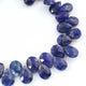 1  Strand Lapis Lazuli Faceted Pear Briolettes - Pear shape Beads --8mm-11mm - 7 Inches BR1685