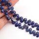 1  Strand Lapis Lazuli Faceted Pear Briolettes - Pear shape Beads --8mm-11mm - 7 Inches BR1685