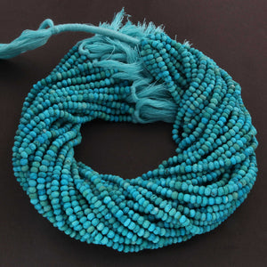 AAA Turquoise Micro Faceted -4mm - Beads -RB0140