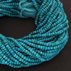 AAA Turquoise Micro Faceted -4mm - Beads -RB0140