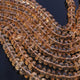 1 Strand Citrine Faceted Gemstone Rondelles - Semi Precious Roundelles Beads -6mm-7mm-18 Inches BR01866