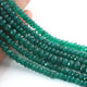 1  Strand Green Onyx Faceted Rondells -5mm-9mm-8 Inches BR03352 - Tucson Beads