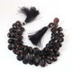 1  Strand Smoky Quartz Faceted Briolettes -Pear Shape  Briolettes  12mmx9mm-21mmx13mm -8 Inches BR03355 - Tucson Beads