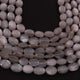 1 Strand Grey Moonstone Oval Shape Faceted   Briolettes - 8mmx10mm-10mmx13mm- 13  Inch BR03341 - Tucson Beads