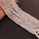 1 Strand White Rainbow Moonstone faceted Rondelles - Roundel Beads 7mm-4mm 10 Inches BR015