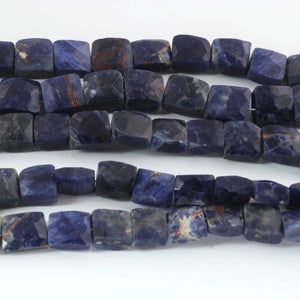 1 Strands Sodalite Faceted Chicklet Beads - Sodalite Chicklet Briolettes  6mm-11mm 8 Inches BR058