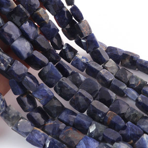 1 Strands Sodalite Faceted Chicklet Beads - Sodalite Chicklet Briolettes  6mm-11mm 8 Inches BR058