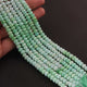 1 Strand Finest Quality green   Opal Faceted Rondelles - green  Opal Roundelle Beads 4mm-5mm 8 Inches BR044