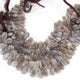 1 Strand Labradorite Smooth Pear Briolettes - Labradorite Pear Shape Beads 9mmX6mm-20mmx9mm 9 Inches BR071