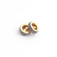 1 Pc Pave Diamond 10mm Three Line Designer Spacer Rondelles 925 Sterling Vermeil Wheels Beads  PDC00192 - Tucson Beads