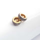 1 Pc Pave Diamond 10mm Three Line Designer Spacer Rondelles 925 Sterling Vermeil Wheels Beads  PDC00192 - Tucson Beads