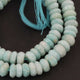 1 Strand Amazonite Faceted  Rondelles - 7mm-9mm 13 Inches BR069