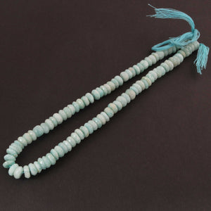 1 Strand Amazonite Faceted  Rondelles - 7mm-9mm 13 Inches BR069