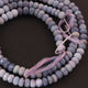 1  Strand Lavender Opal Faceted Rondelle Shape Beads-  gemstone Beads-7mm- 8mm-13.5 Inches BR100